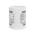 Funny Basketball Player Mug Open Gym Receipt Shots Made