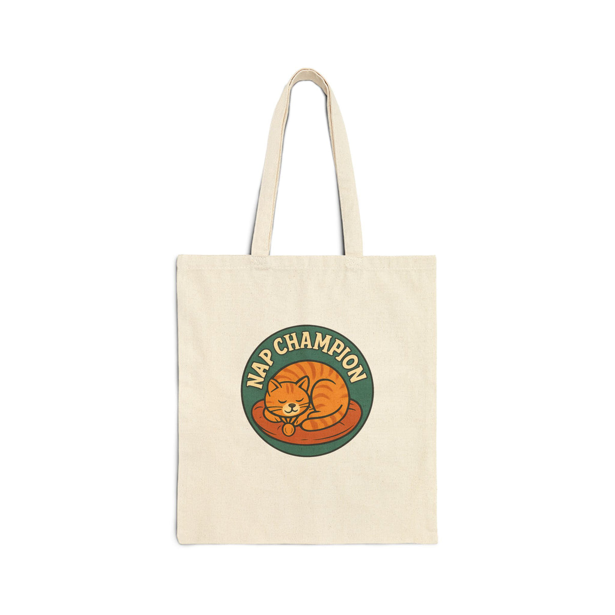 Funny Nap Champion Lazy Cat Lover Tote Bag