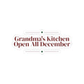 Christmas Sticker For Grandma Grandma's Kitchen Open All December