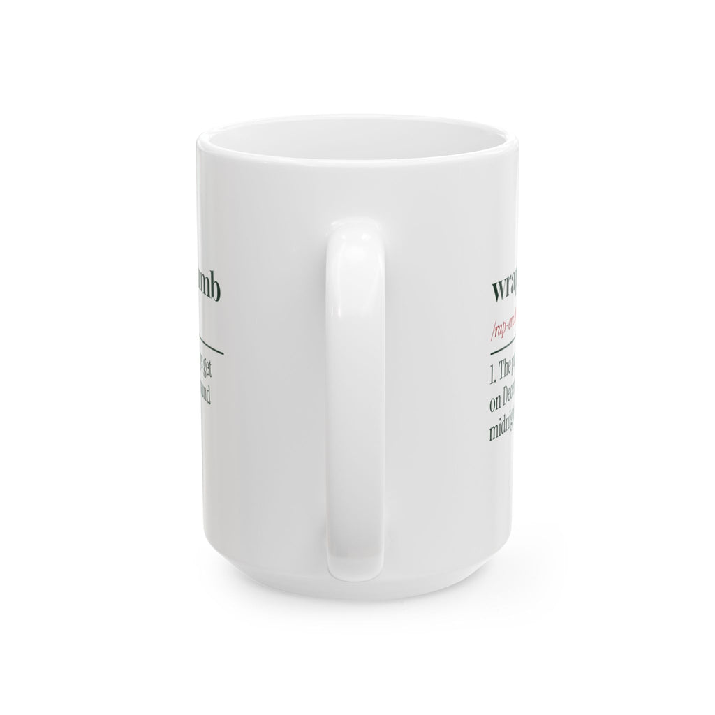 Funny Christmas Wrapping Coffee Mug Wrapper's Thumb Definition