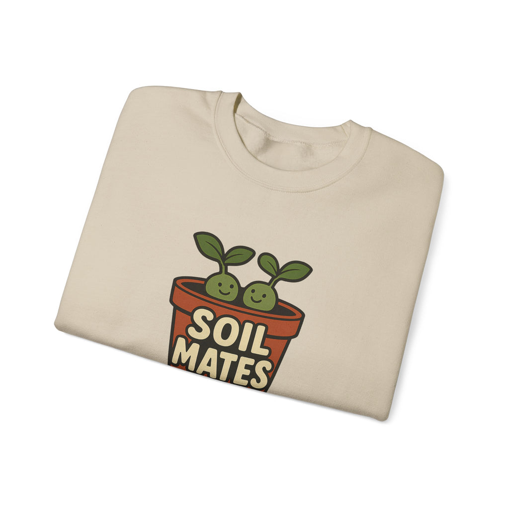 Funny Soil Mates Gardening Couple Plant Lover Sweatshirt