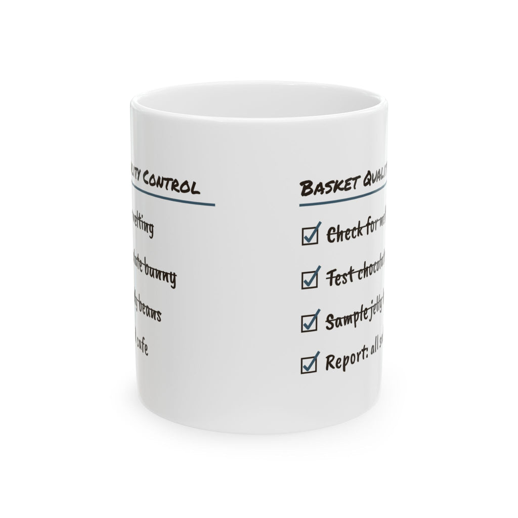 Funny Easter Basket Quality Control Coffee Mug For Parents