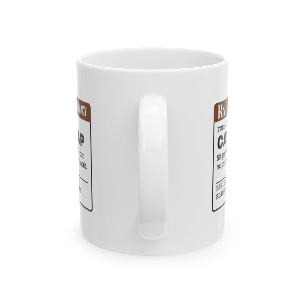Funny Cat Mom Coffee Mug Napping Cat On Lap Day Cancelled