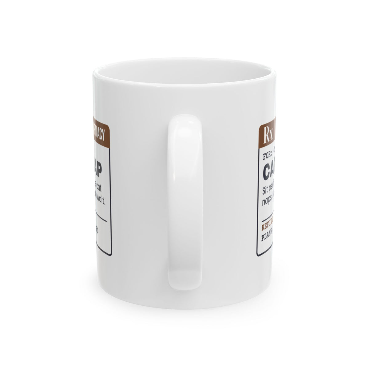 Funny Cat Mom Coffee Mug Napping Cat On Lap Day Cancelled