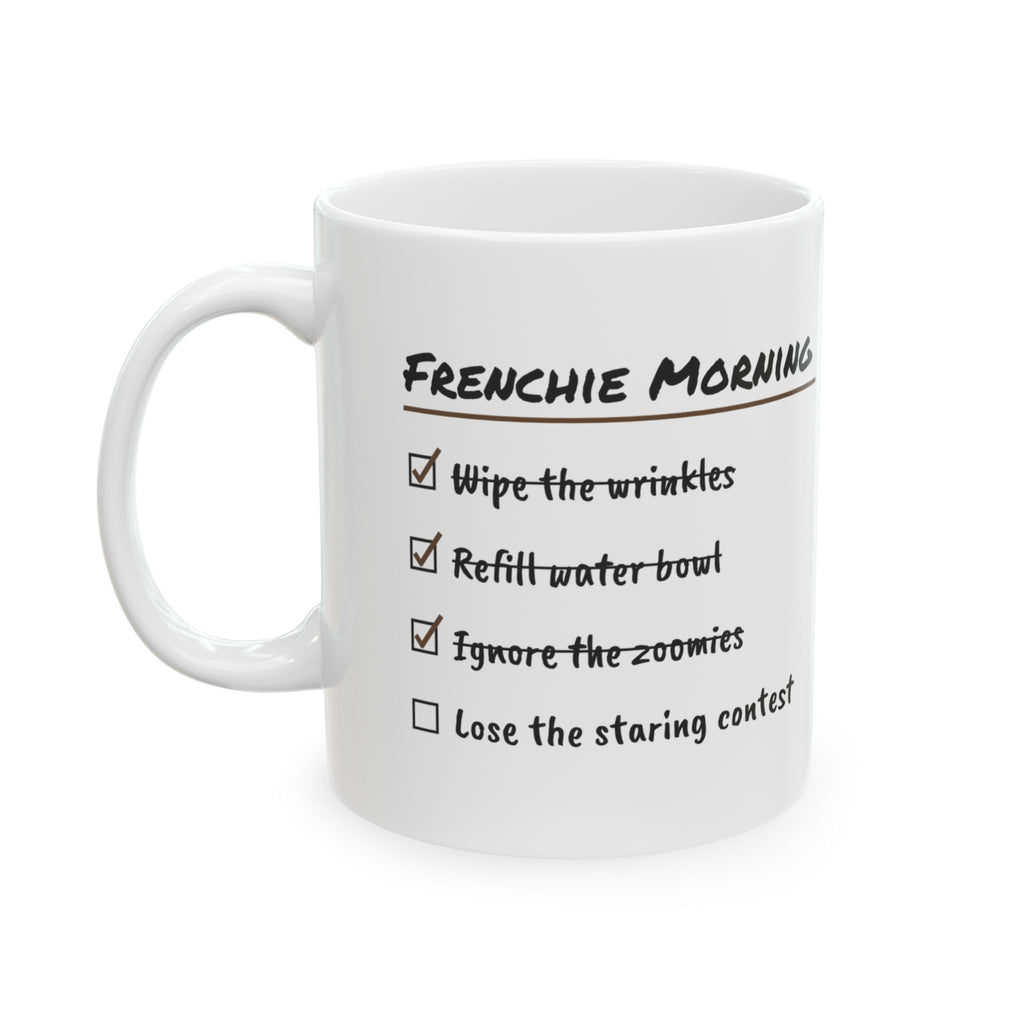 French Bulldog Coffee Mug Lost The Staring Contest