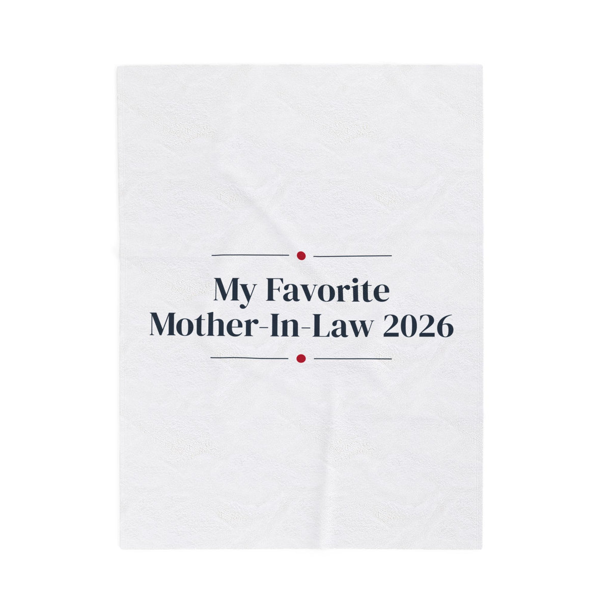 Christmas Throw Blanket My Favorite Mother-In-Law 2026 Keepsake