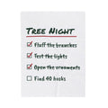 Funny Christmas Throw Blanket Tree Night Checklist Find 40 Hooks