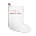 Funny Christmas Mom Christmas Stocking Santa Gets The Cookies Mom Gets The