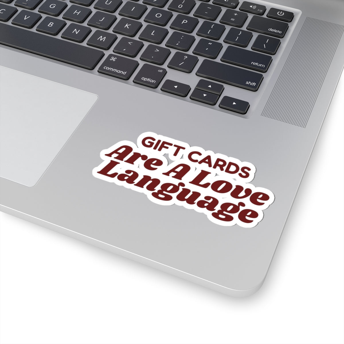 Funny Christmas Shopping Sticker Gift Cards Are A Love Language