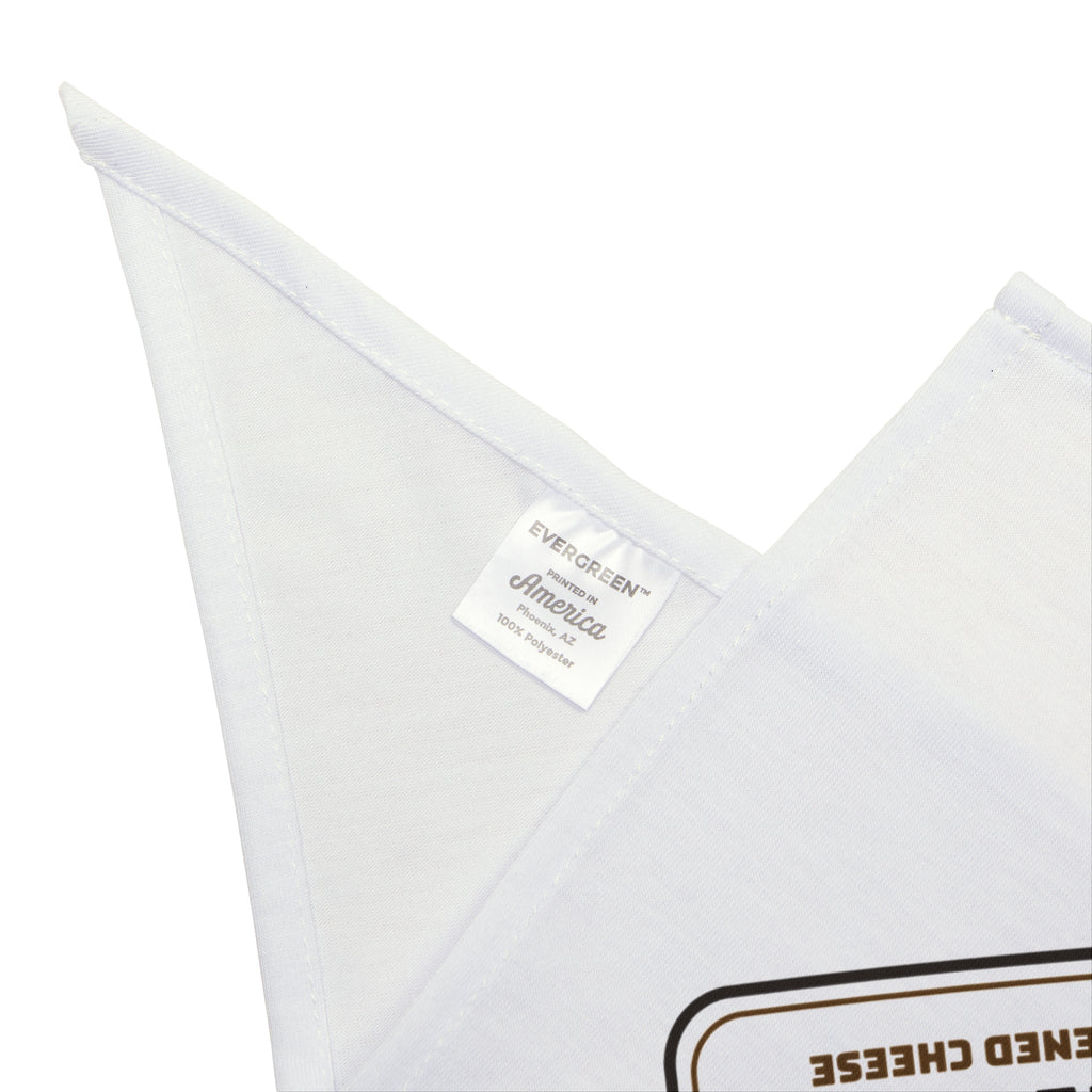 Funny German Shepherd Dog Bandana Ears Up Cheese Alert Sign For Dog Dads