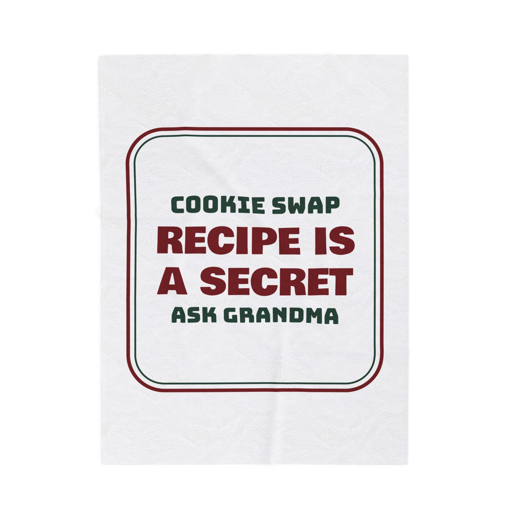 Funny Christmas Cookie Swap Throw Blanket Recipe Is A Secret Ask Grandma