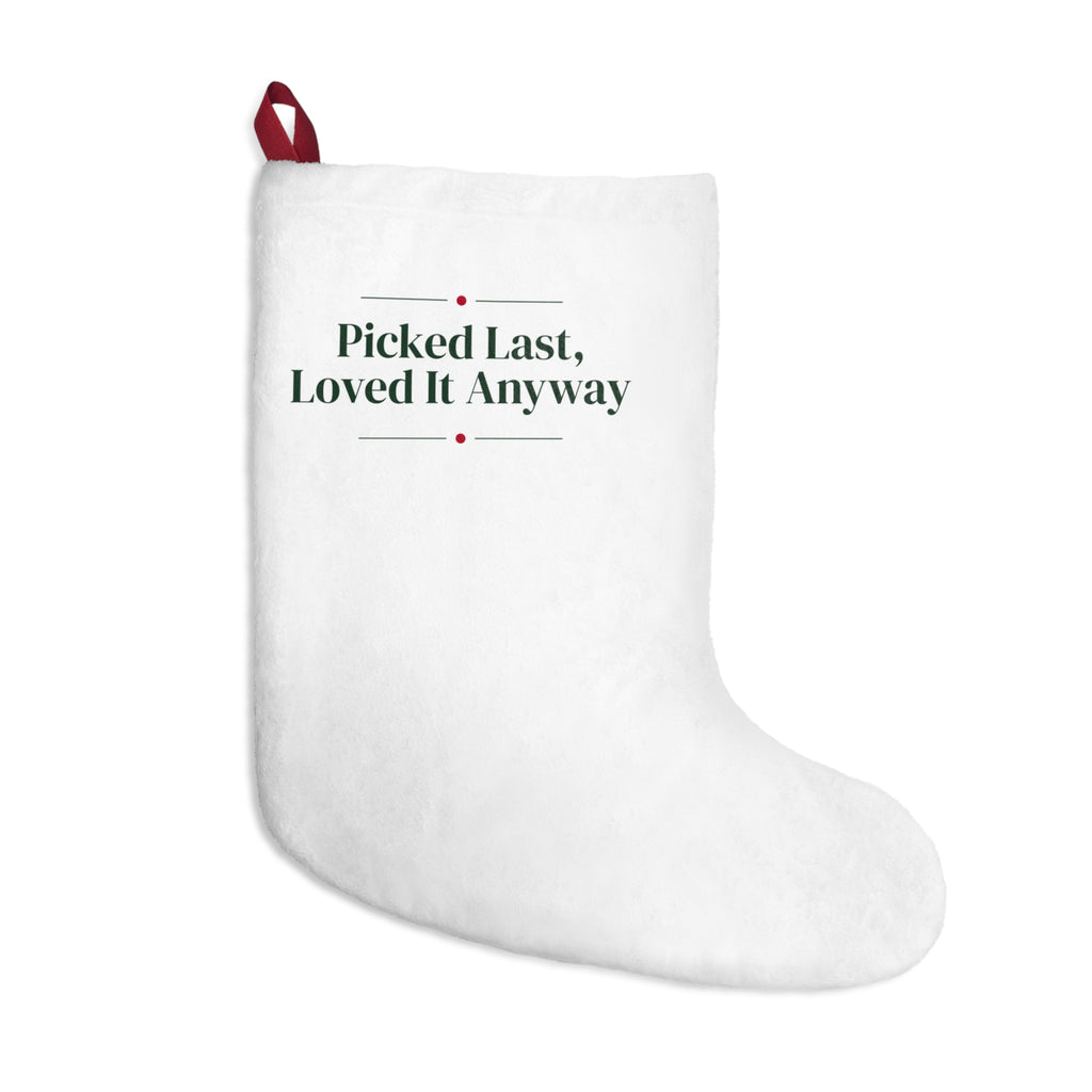 Funny White Elephant Christmas Stocking Picked Last Loved It Anyway