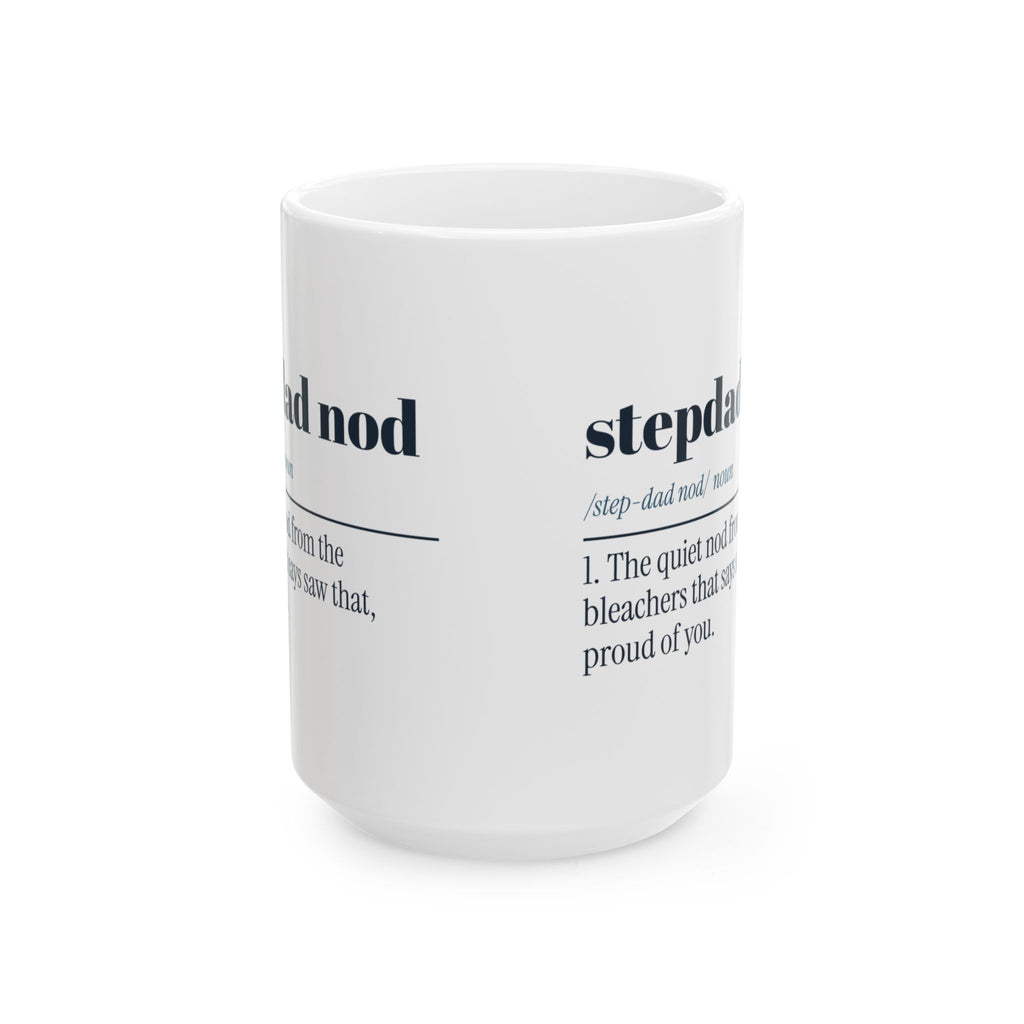 Father's Day Coffee Mug Stepdad Nod Dictionary For Bonus Dad