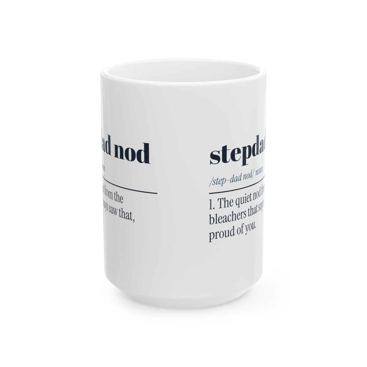 Father's Day Coffee Mug Stepdad Nod Dictionary For Bonus Dad
