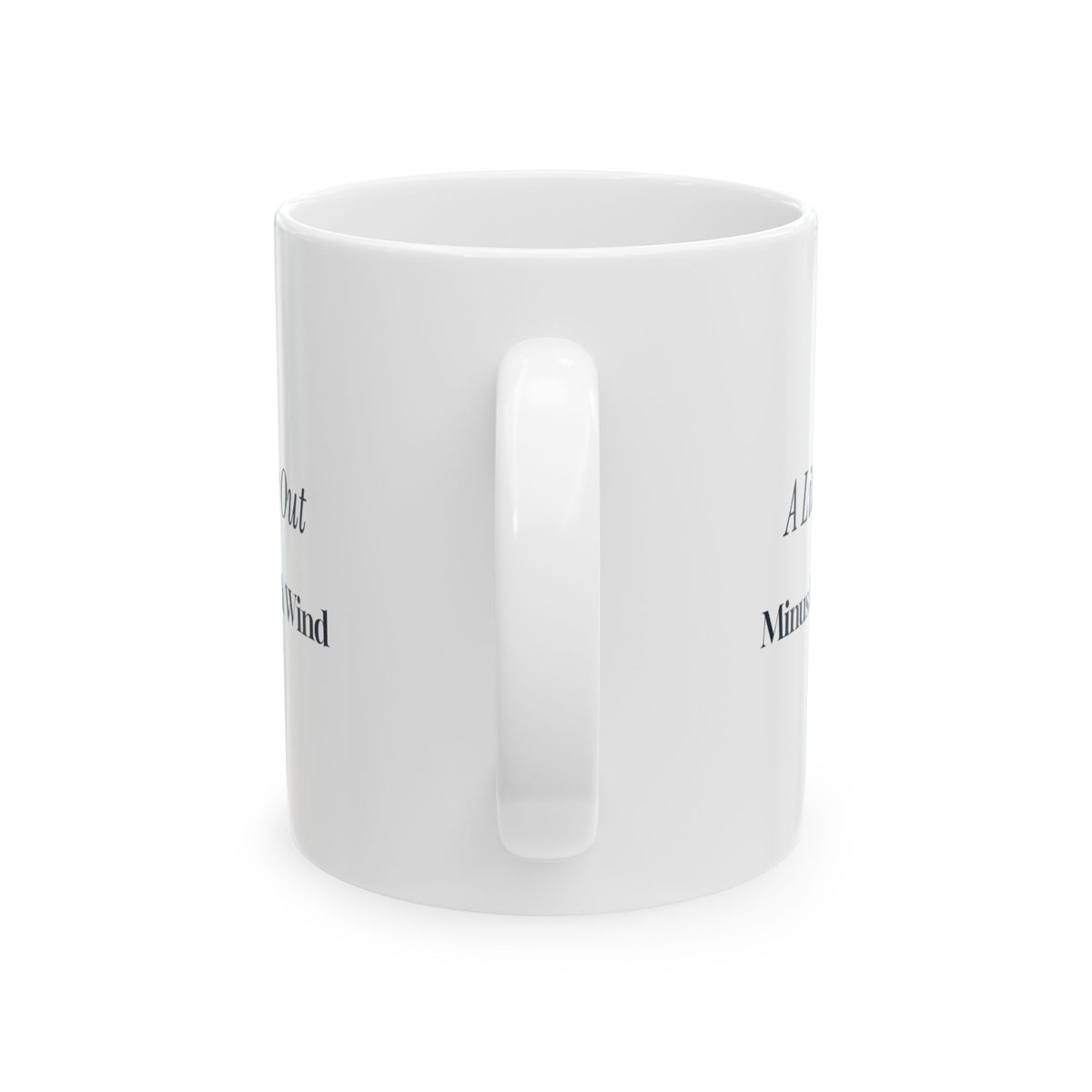 Funny Winter Coffee Mug A Little Nippy Out Minus Eleven With Wind
