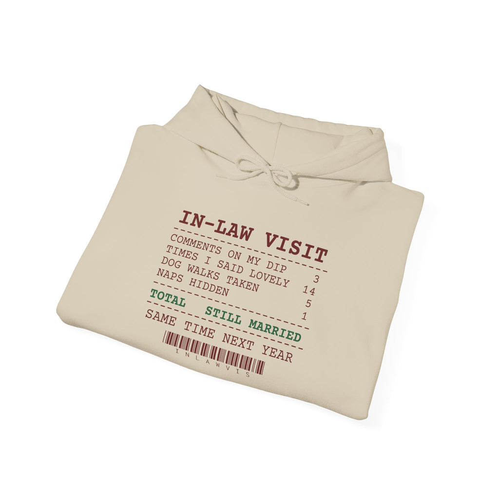 Funny Christmas In-Laws Hoodie Times I Said Lovely 14 Receipt