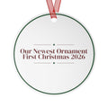 Babys First Christmas Ornament 2026 Our Newest Ornament