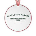 Christmas Ornament 2026 Mistletoe Kisses Newlywed Christmas
