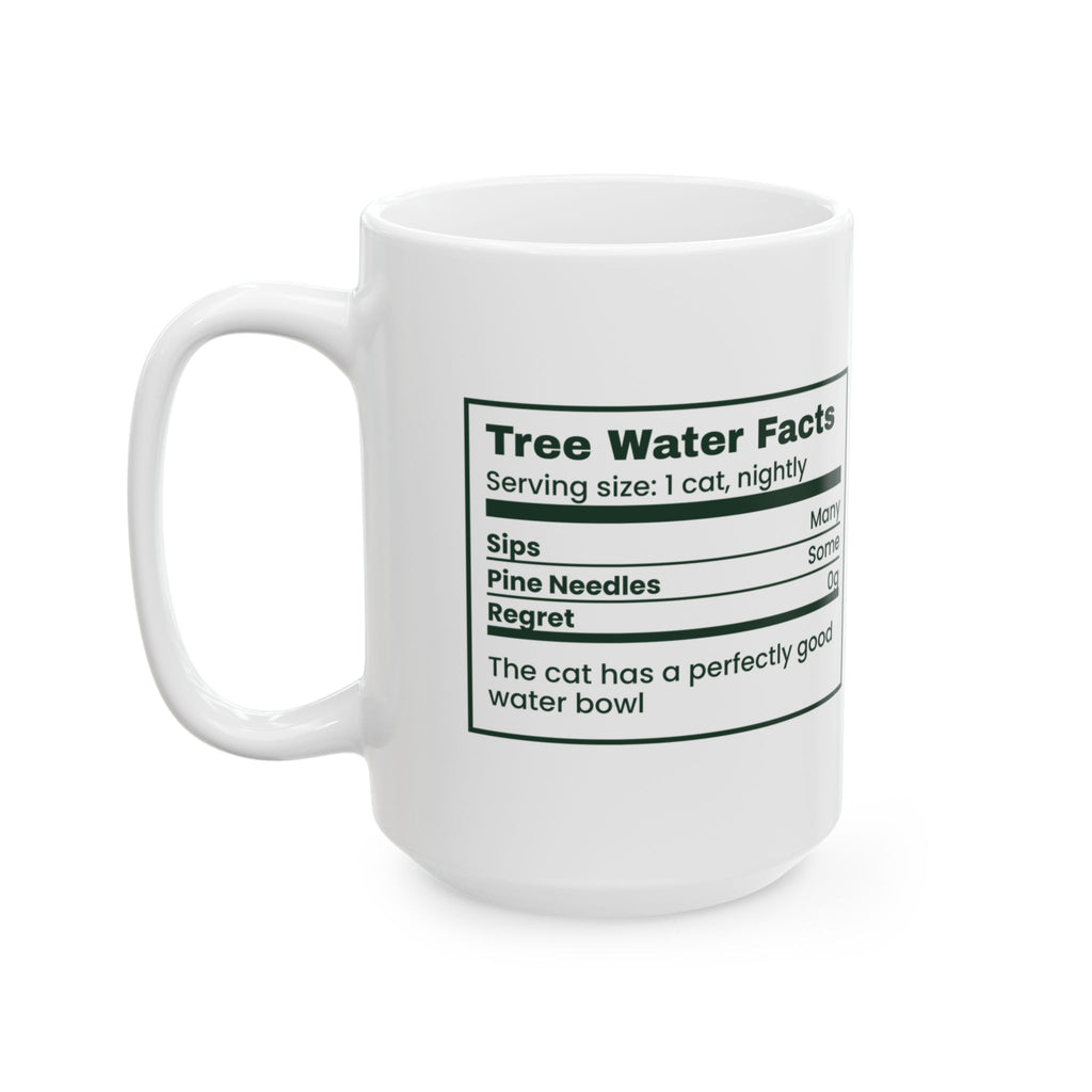 Funny Christmas Cat Coffee Mug Tree Water Facts For Cat Owners