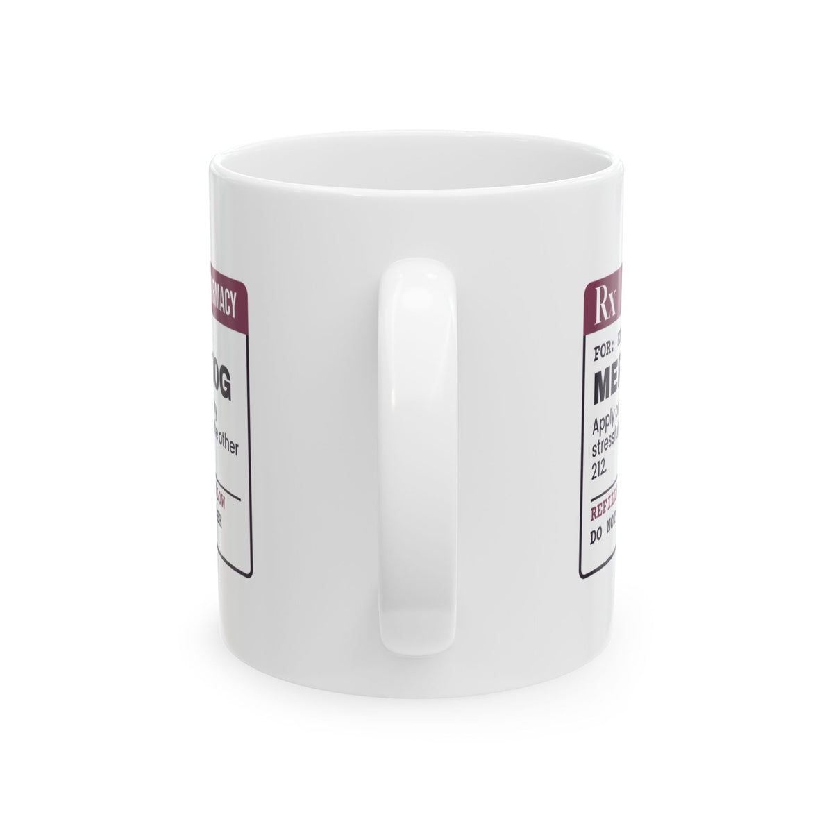 Funny Knitting Mug Merino 100g Yarn Prescription For Knitters