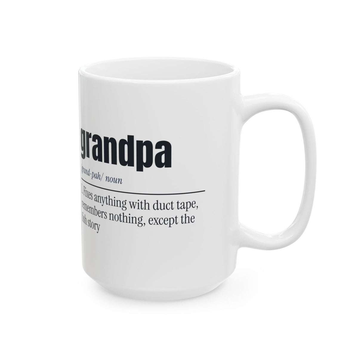 Funny Grandpa Dictionary Coffee Mug Definition For Grandpa
