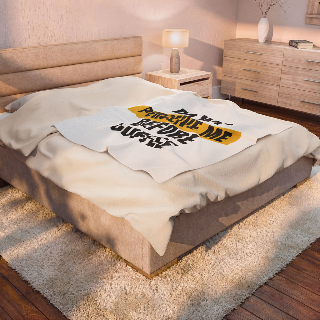 Funny Coffee Throw Blanket Do Not Perceive Me Before Coffee
