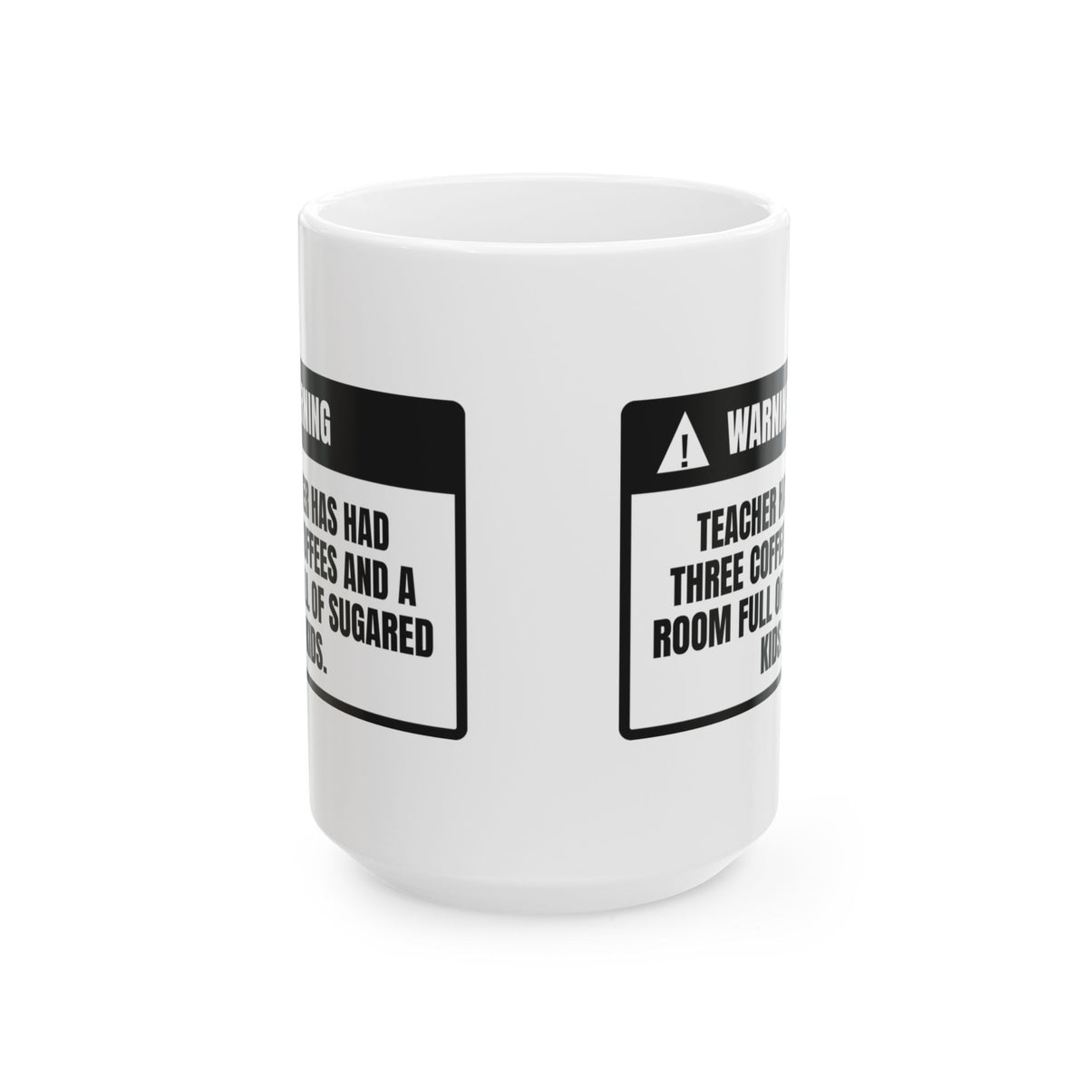 Funny Halloween Coffee Mug Teacher Warning Sugar High For Teachers