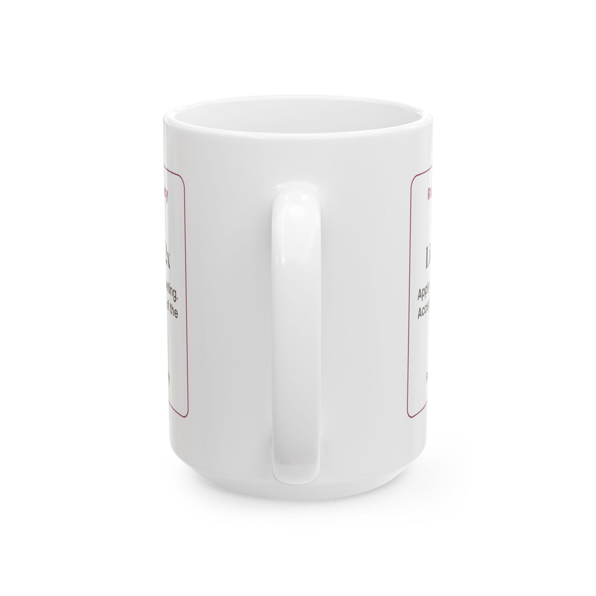 Funny Dog Mom Mother's Day Coffee Mug Lint Roller Prescription