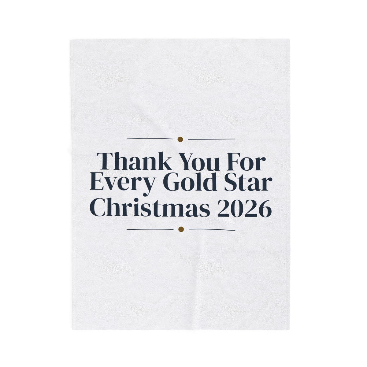 Teacher Christmas Throw Blanket Thank You For Every Gold Star 2026
