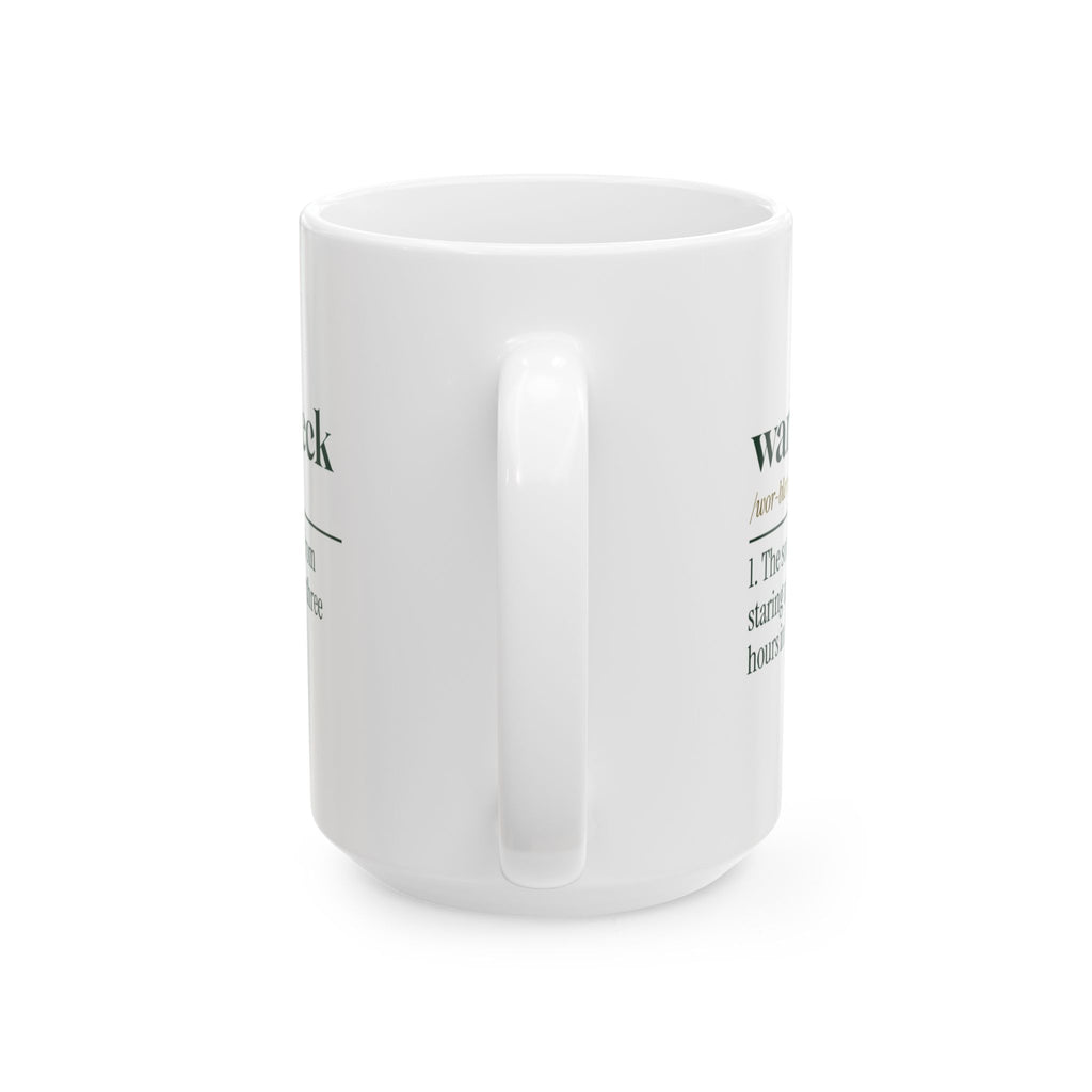 Funny Bird Watching Coffee Mug Warbler Neck Dictionary For Birders