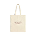 Christmas Tote Bag Love You To The North Pole Grandma