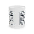 Funny Uncle Coffee Mug Cool Uncle Facts Nutrition Label