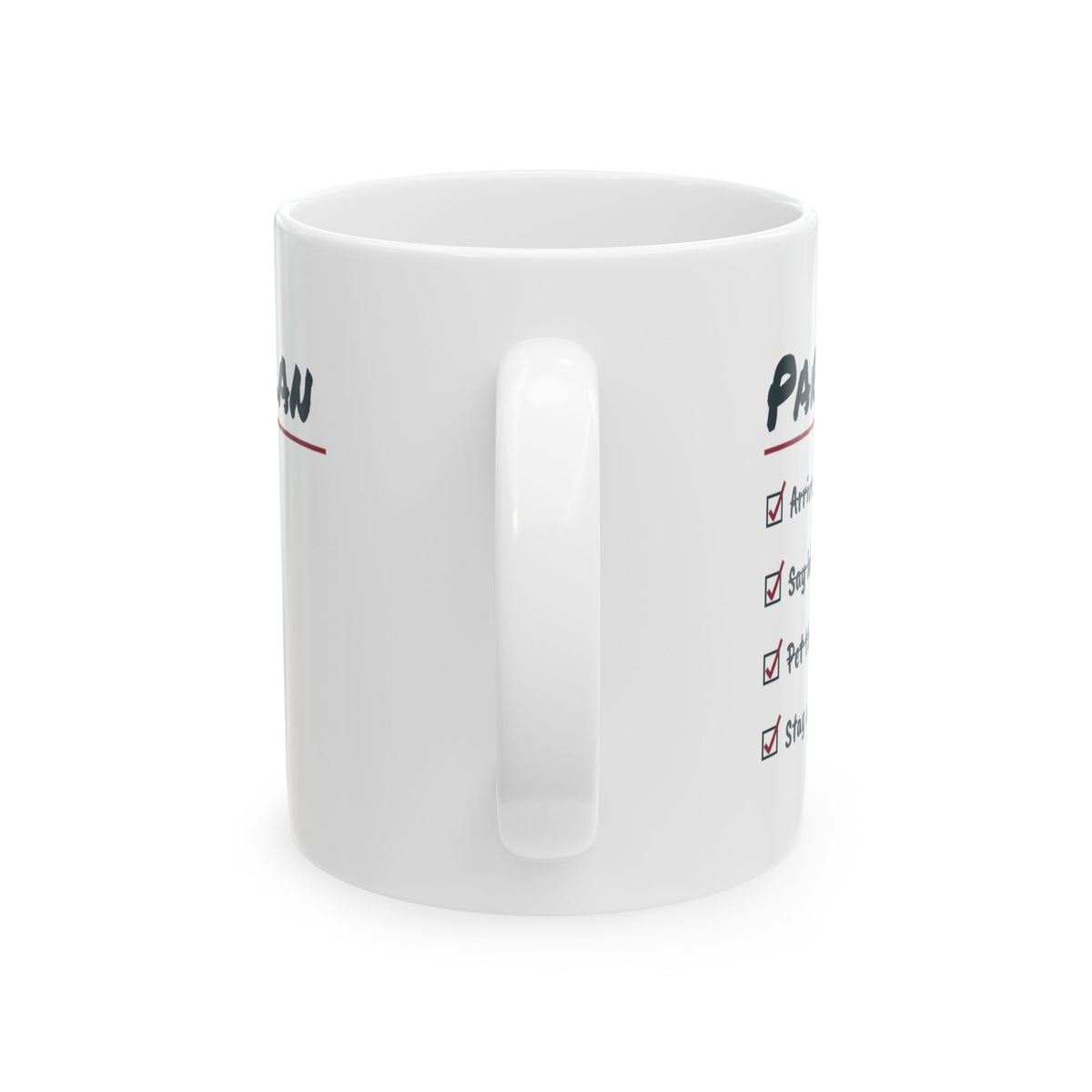 Funny Christmas Coffee Mug Party Plan Befriend The Dog For Introverts