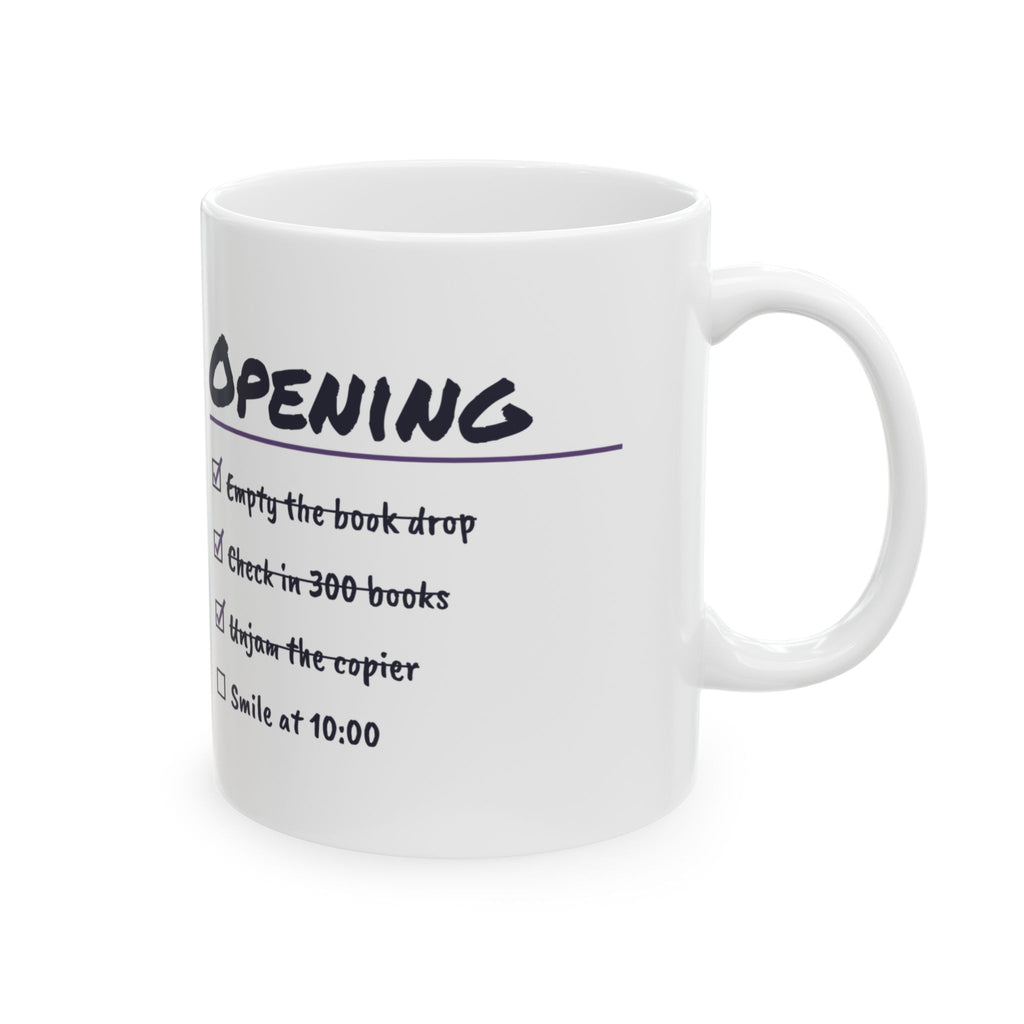 Funny Librarian Coffee Mug Empty The Book Drop Check In 300 Books