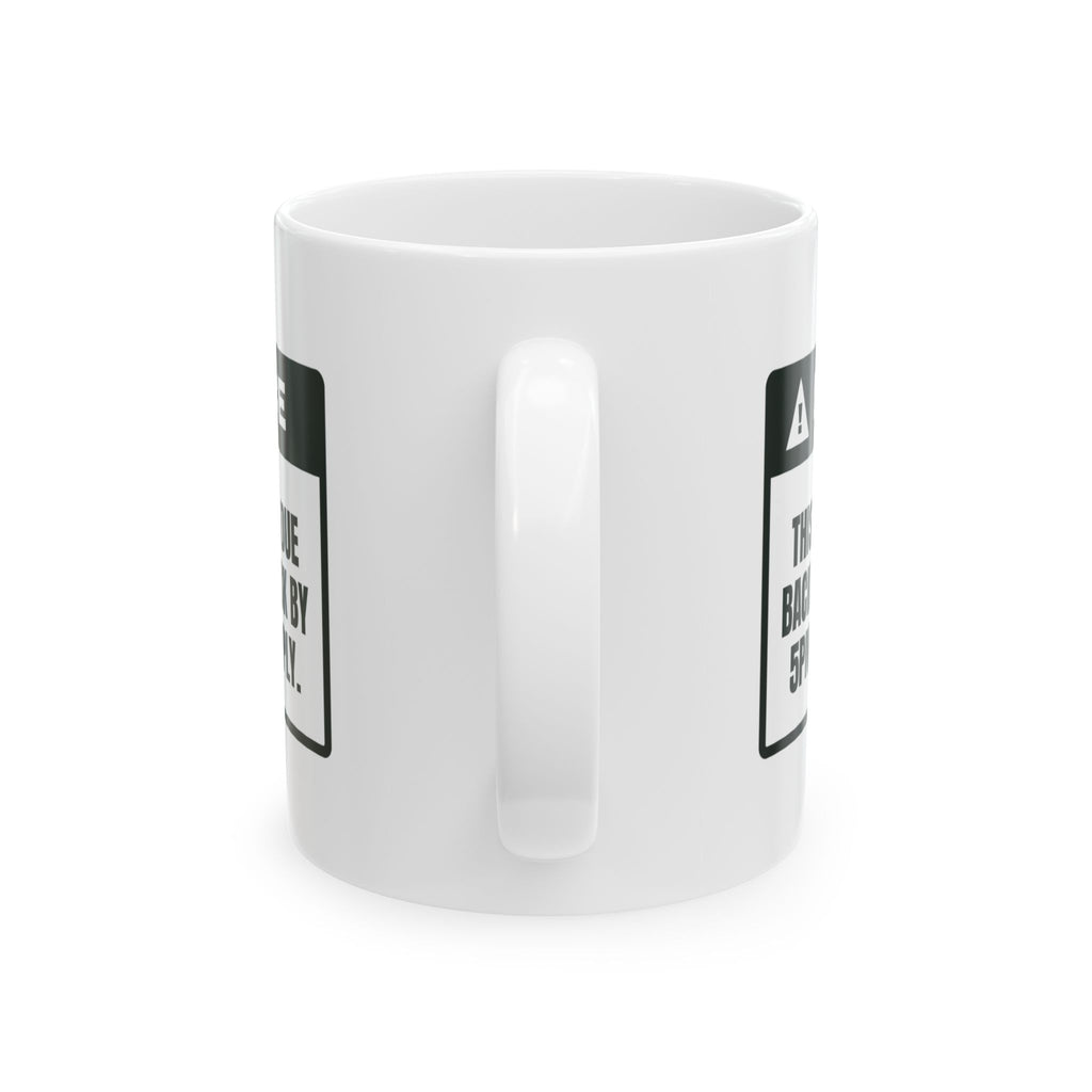 Funny Librarian Coffee Mug This Coffee Is Due Back Notice Label