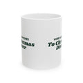 Funny Introvert Christmas Coffee Mug Wore Headphones To Christmas Dinner