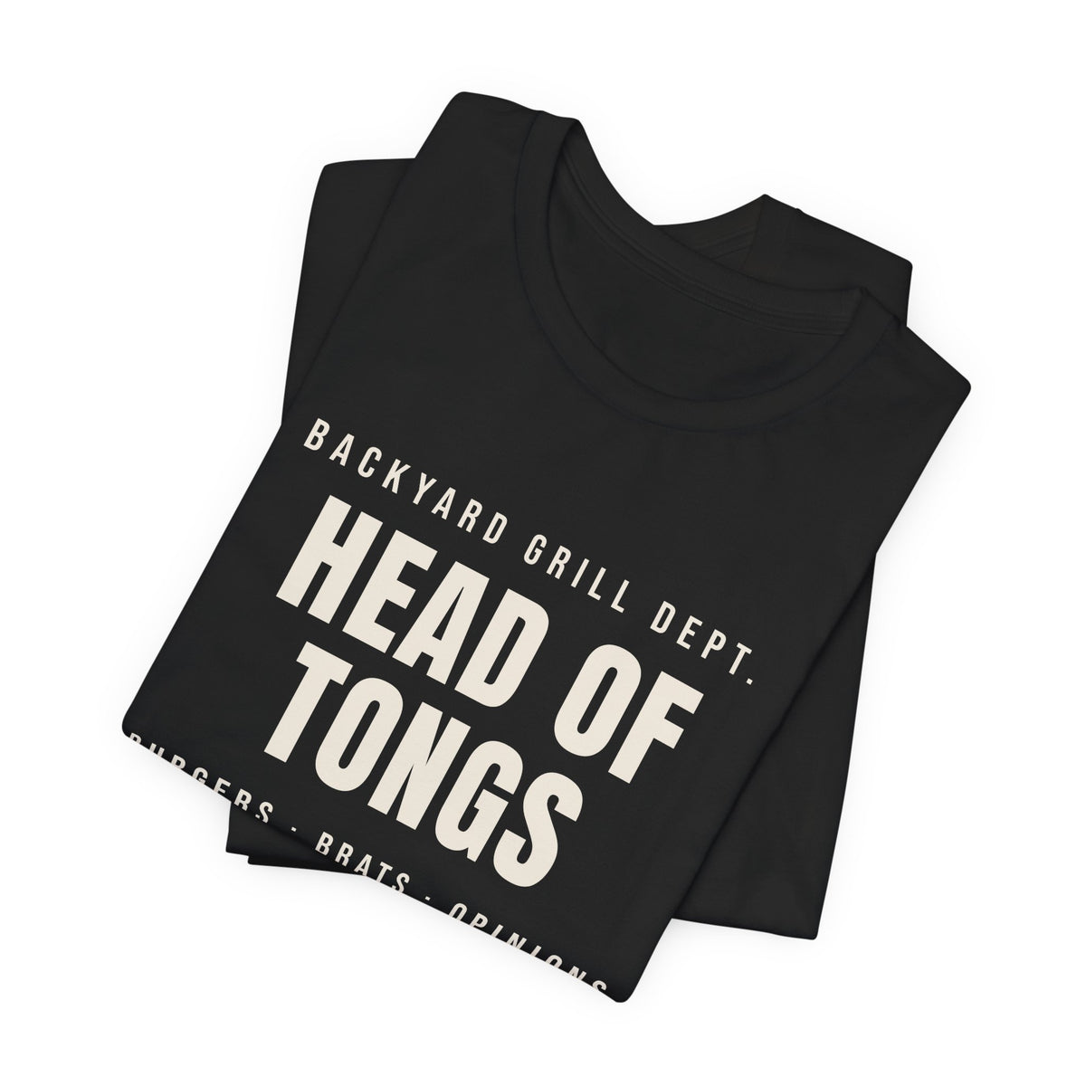 Funny Grill Dad Shirt Head Of Tongs Backyard BBQ
