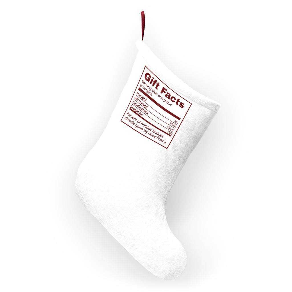 Funny Christmas Stocking Gift Facts Bought For TBD For Shoppers