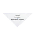 Funny Fireworks Dog Bandana Loud Sky Shared Bed For Dog Owners