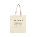 Funny Christmas Tote Bag Thermostat Definition For Dad