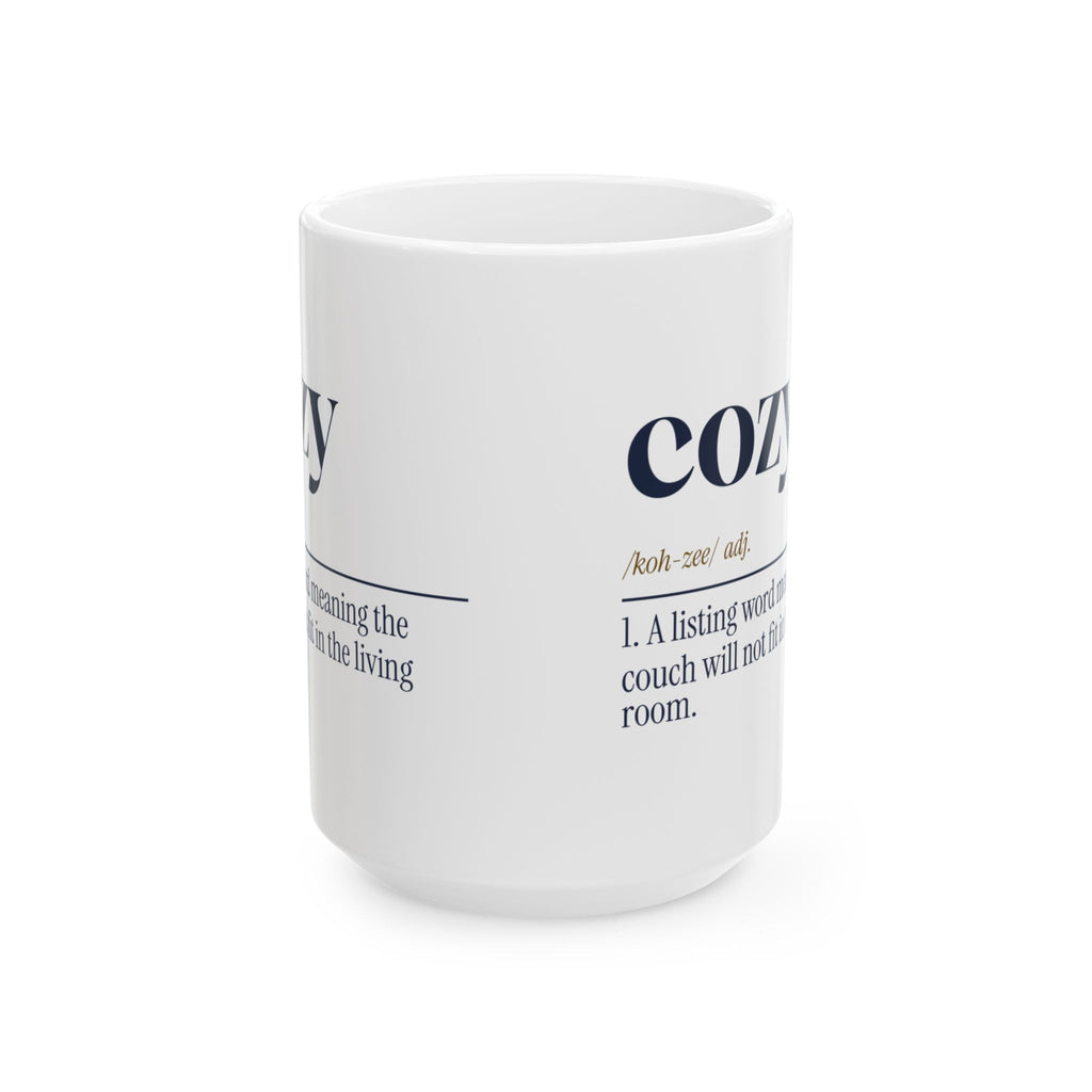 Funny Real Estate Agent Coffee Mug Cozy Dictionary Definition