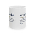 Funny Christmas Shopping Coffee Mug Retail Cardio Definition