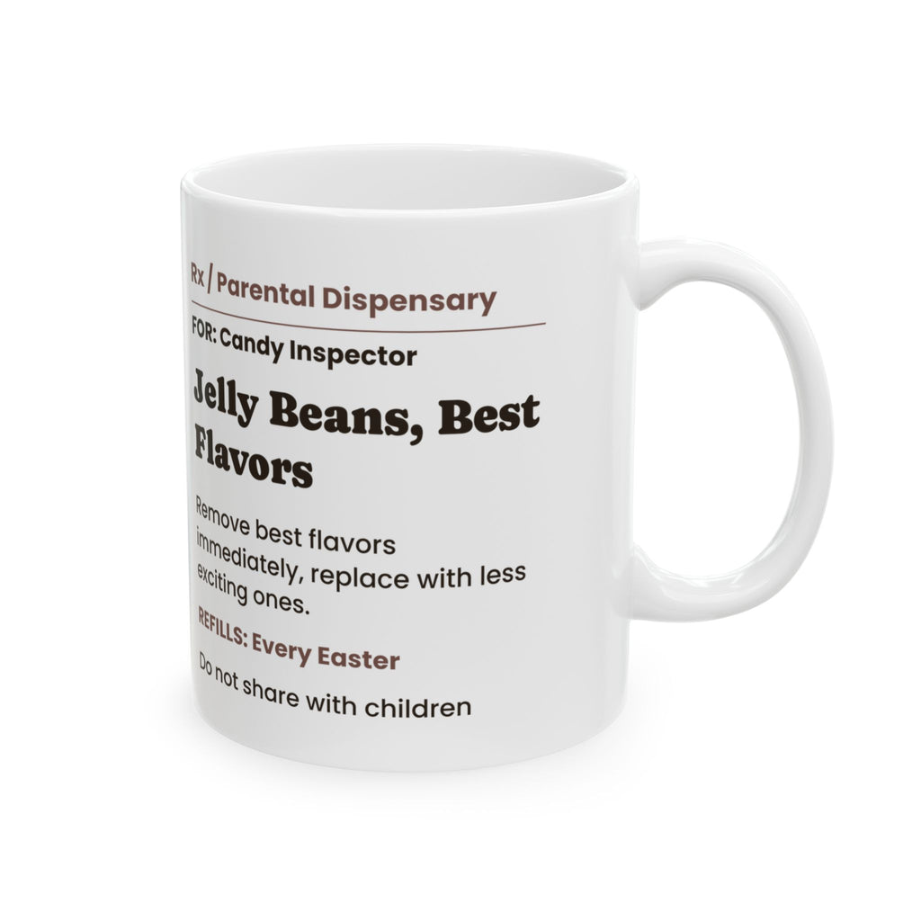 Funny Easter Jelly Bean Prescription Coffee Mug For Parents