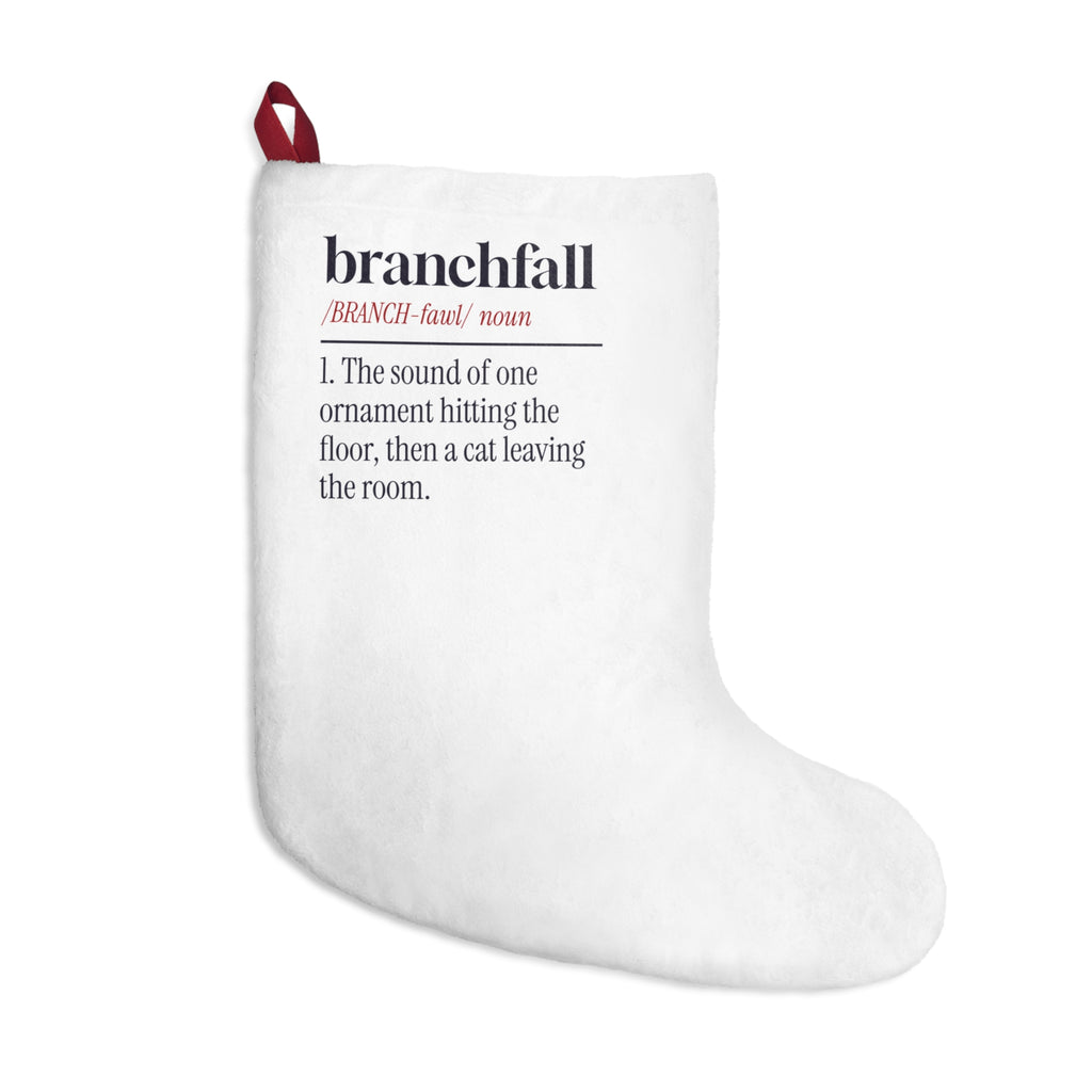 Funny Christmas Stocking Branchfall Cat Definition For Cat Owners