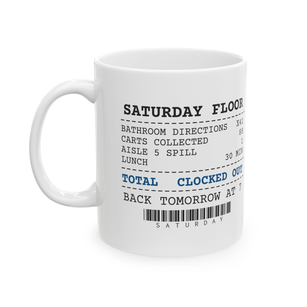 Funny Retail Coffee Mug Bathroom Directions 41 Carts Collected 88