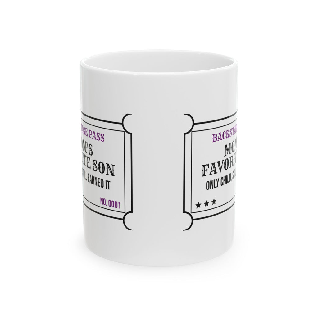 Mom's Favorite Son Coffee Mug For Mom