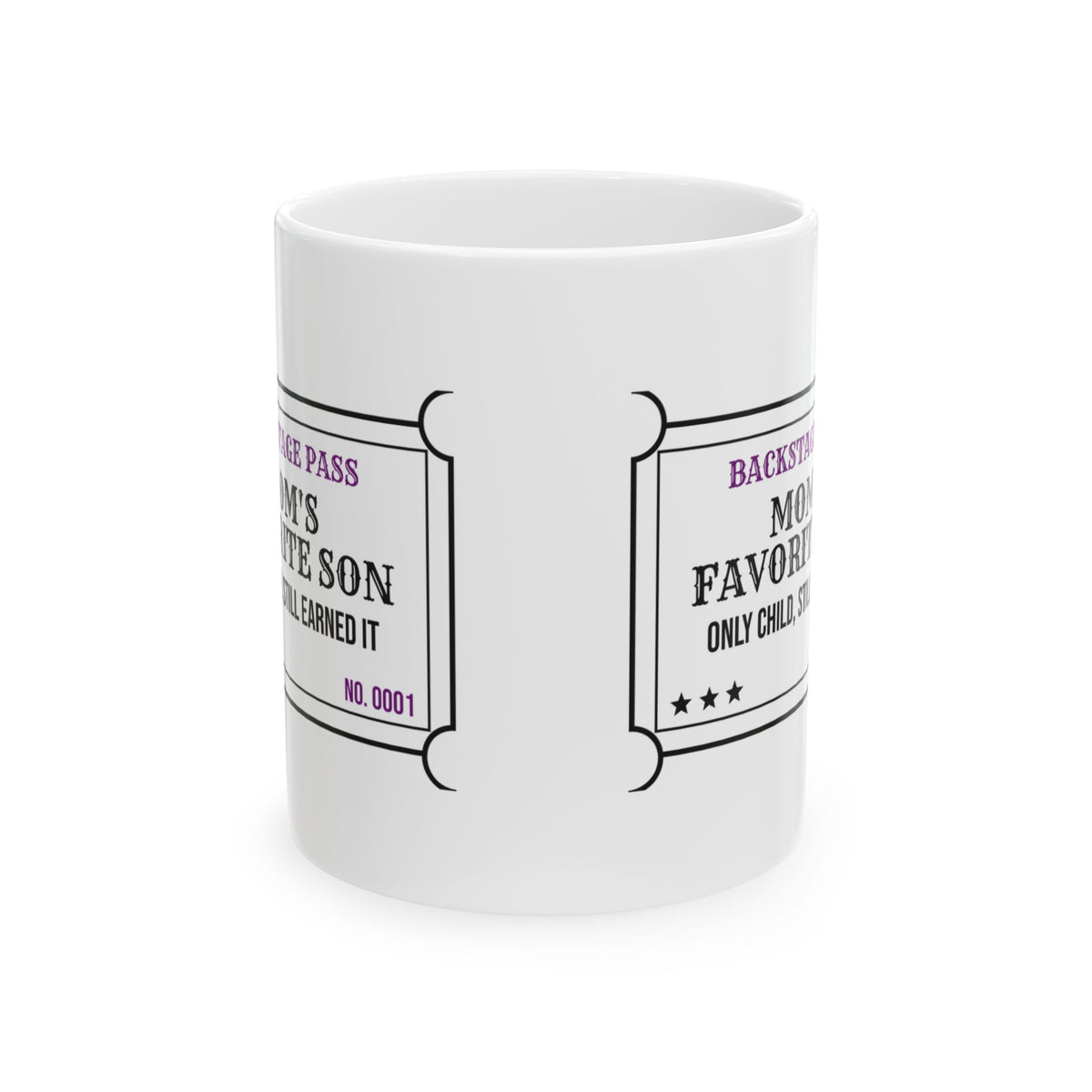 Mom's Favorite Son Coffee Mug For Mom