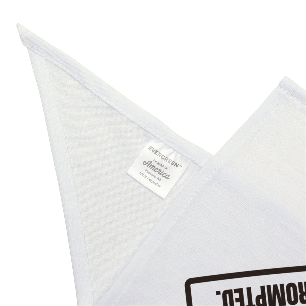 Funny Dog Dad Dog Bandana Warning Label For Dog Dads