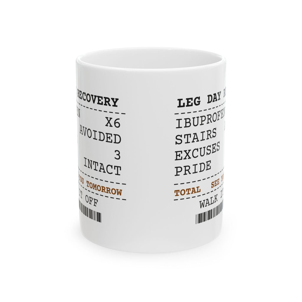 Leg Day Recovery Coffee Mug For Gym Lovers