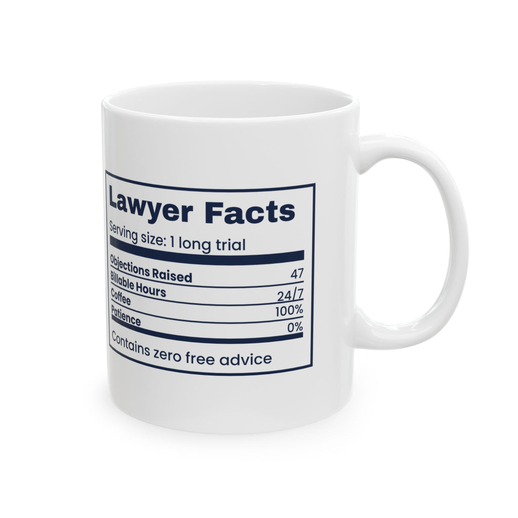 Lawyer Coffee Mug 100% Objections 0% Patience